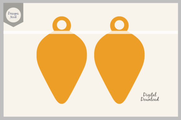 Chili Peppers Earring Template SVG DXF Graphics and Crafts