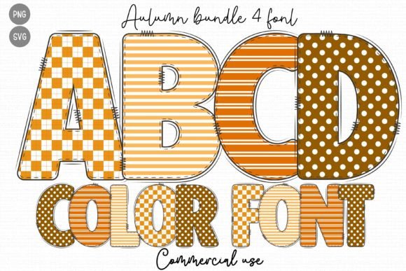 Fall Doodle Alphabet: A Versatile Embroidery Design for Real Projects