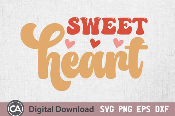 Free Retro Valentine SVG Design