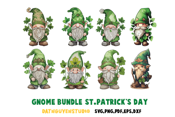 Gnome Bundle SVG: A Festive Design Asset for Crafts and Graphics