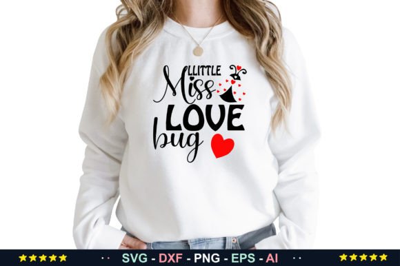 Llittle Miss Love Bug Svg: Graphics for Crafts & Small Business Branding