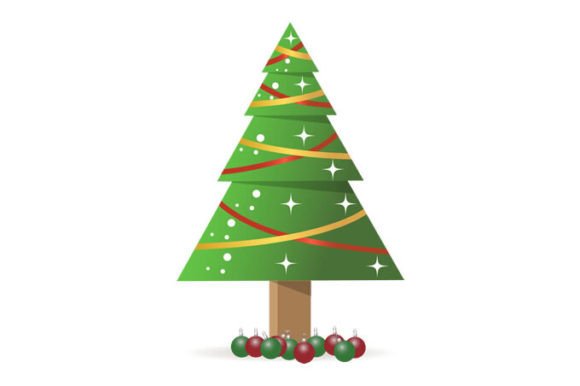 Nice Christmas Tree Designs Vector for Graphics and Crafts